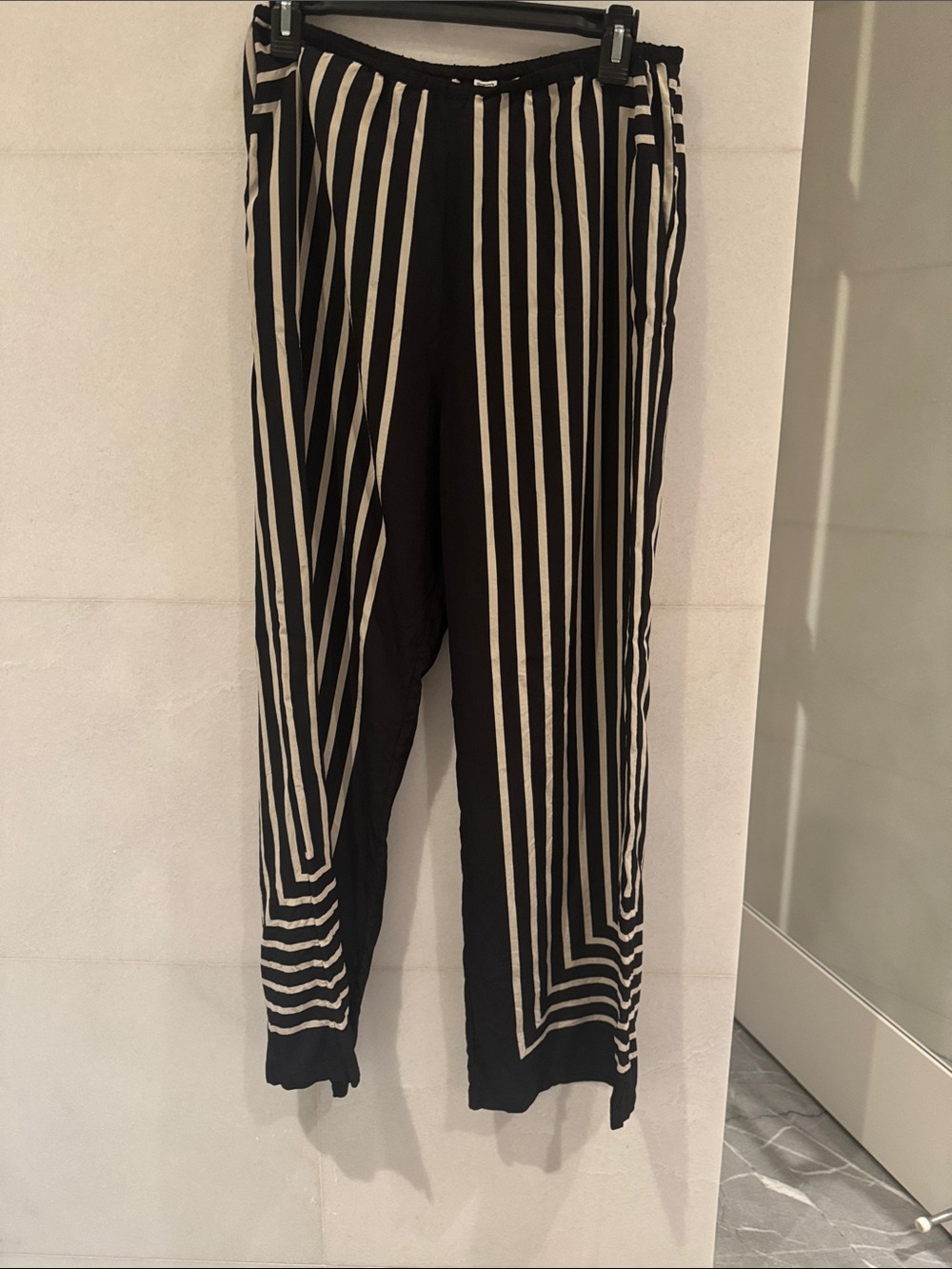 Toteme silk stripe pant